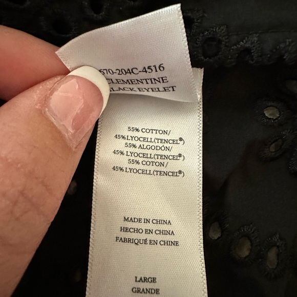 Rails Black  Clementine Eyelet Midi Dress - Picture 10 of 10